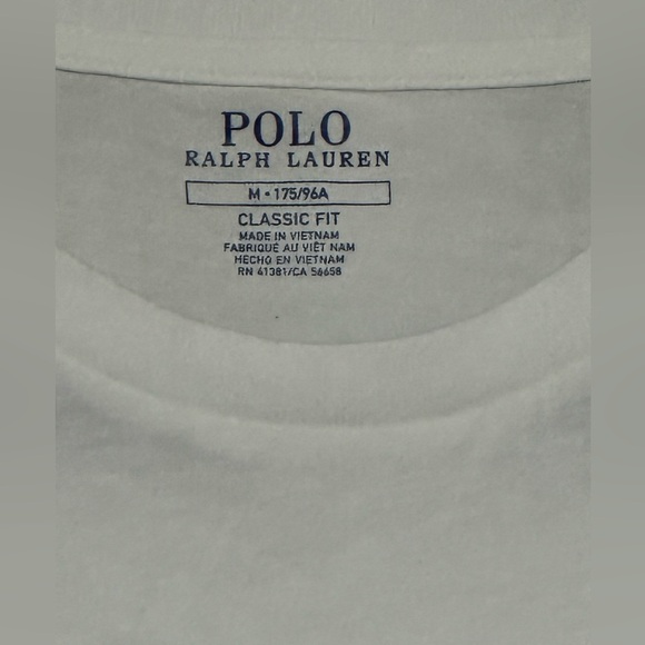 62. Polo by Ralph Lauren| White USA Flag Classic Crewneck  T-Shirt - Picture 4 of 6